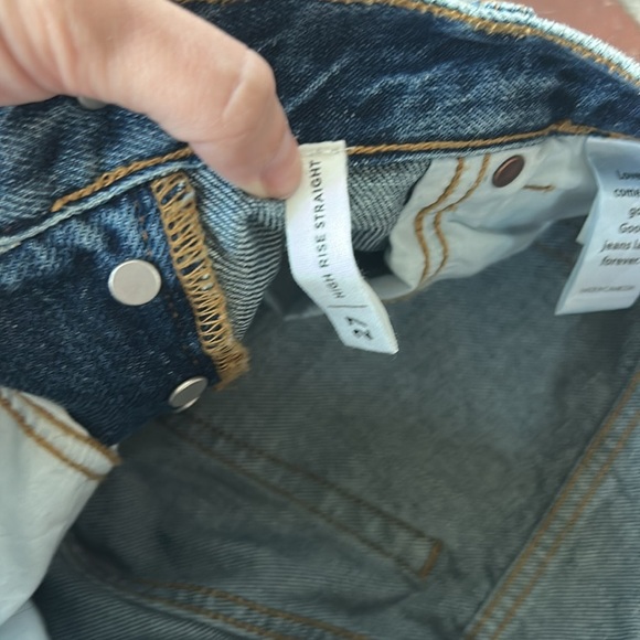 Pacsun High Rise Straight Jeans Size 27 - Picture 5 of 6